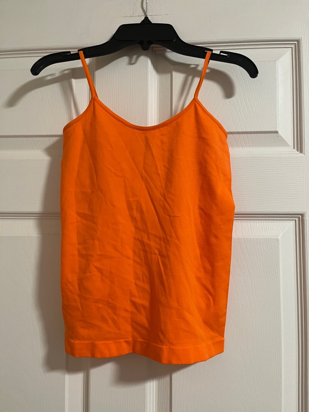 Bright Orange Spaghetti-Strap Camisole